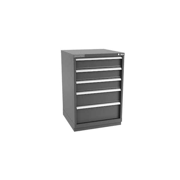 Champion Tool Storage Modular Drawer Cabinet, 5 Drawer, Dark Gray, Steel, 28 in W x 28-1/2 in D x 41-3/4 in H S18000502ILCFTB-DG - main
